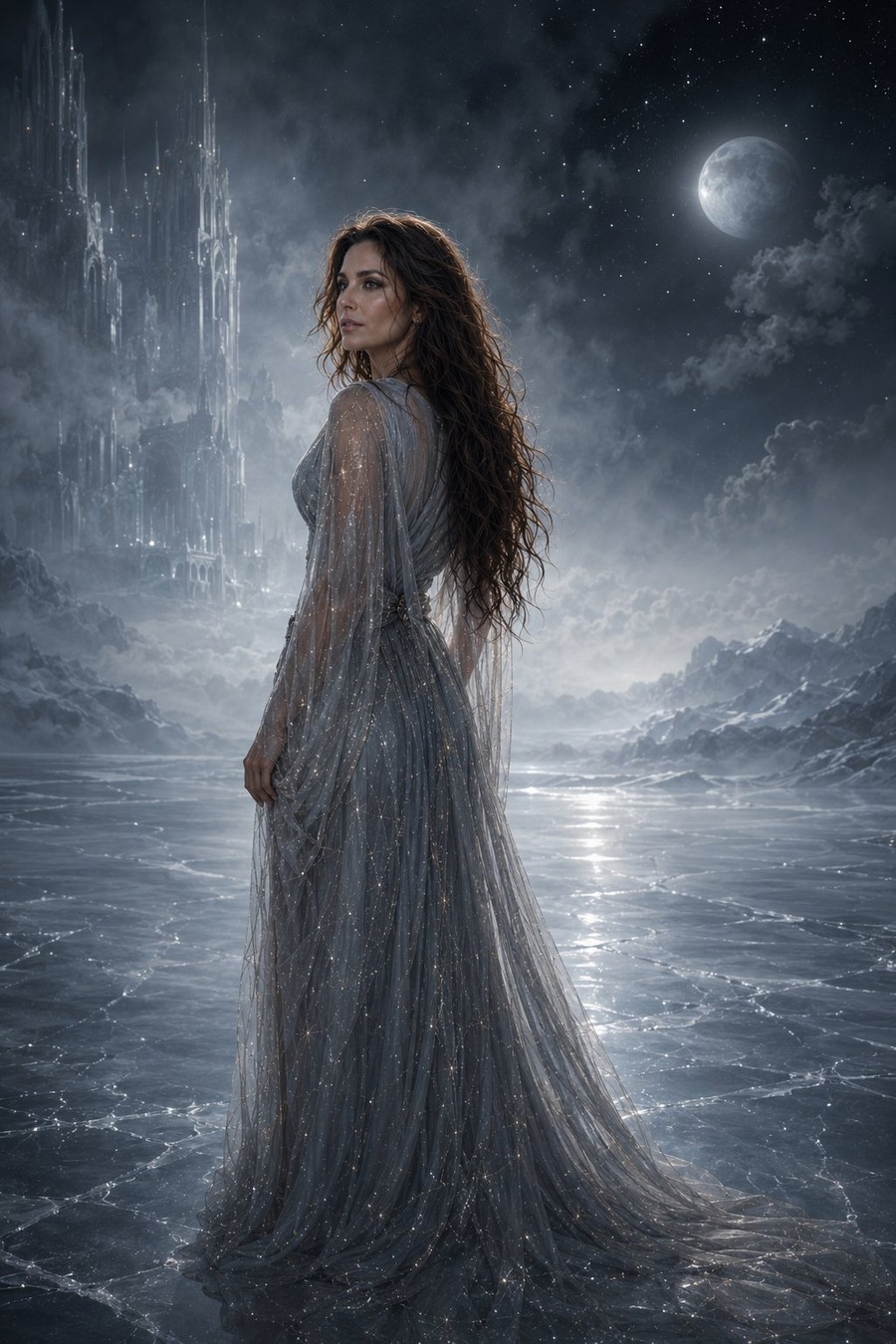 Peace after betrayal — the heroine alone on the frozen world they helped create.