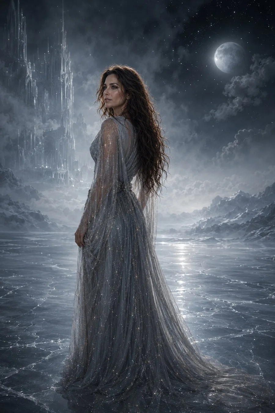 Peace after betrayal — the heroine alone on the frozen world they helped create.